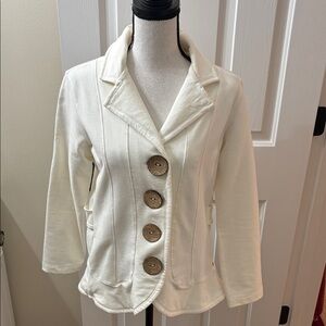 Neon Buddha Jersey Knit Blazer